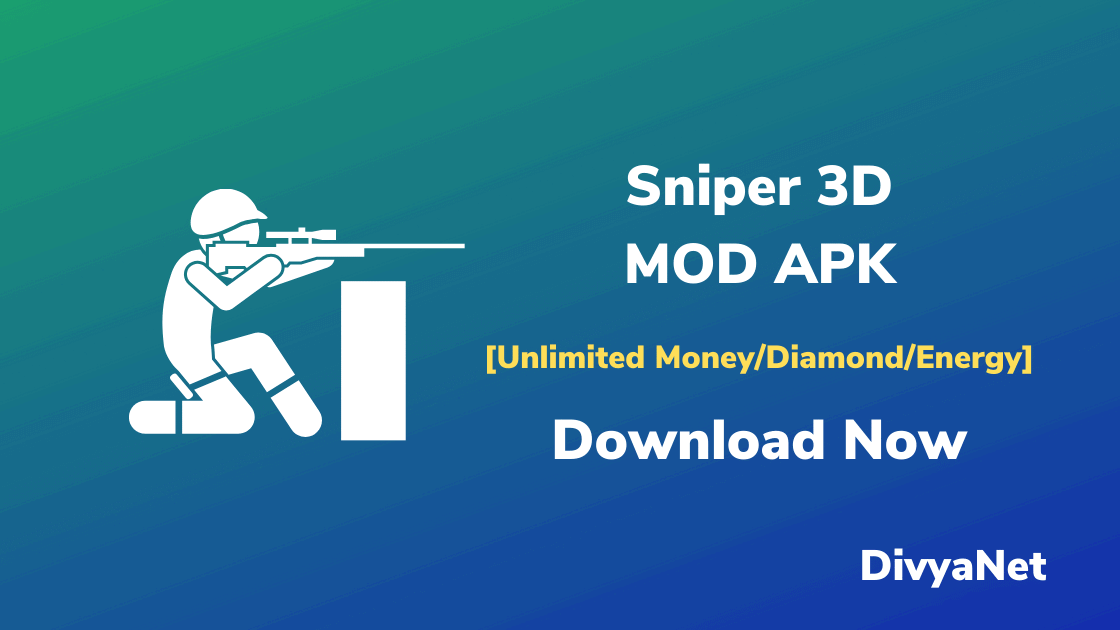 Sniper 3d Mod Apk V3 12 2 Unlimited Money Diamond 2020