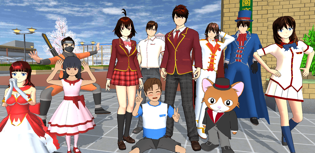 Sakura School Simulator MOD APK v1.039.07(itens desbloqueados)