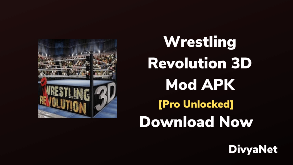 Apk do mod Wrestling Revolution 3D