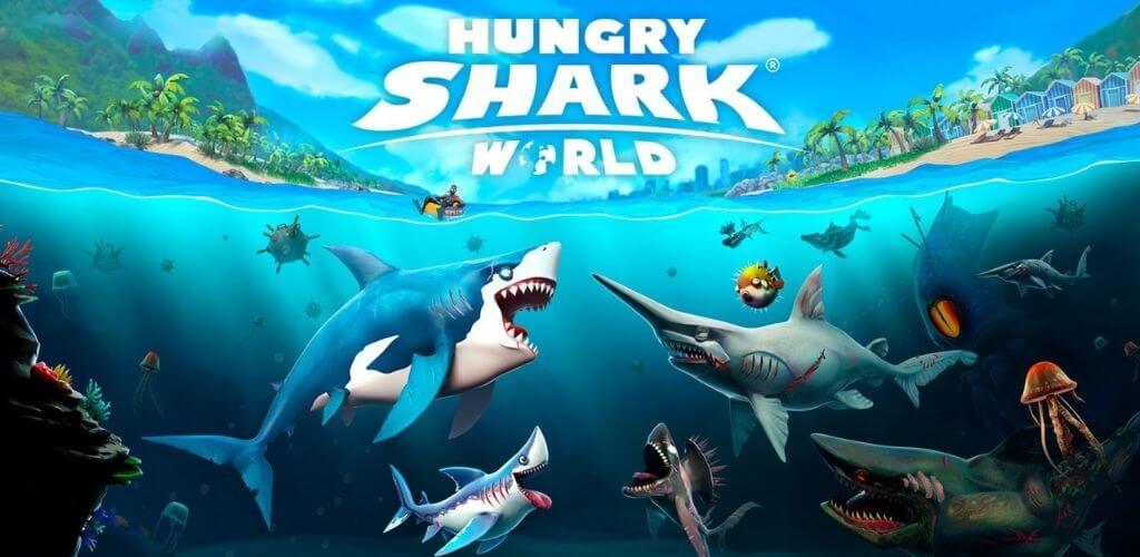Hungry Shark World MOD APK v4.6.0(dinheiro ilimitado) Download