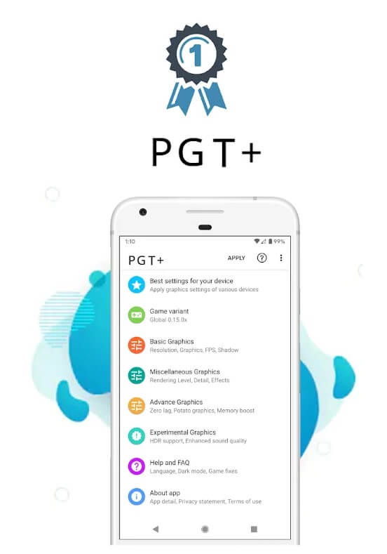 PGT +: Pro GFX & Pengoptimal MOD APK 