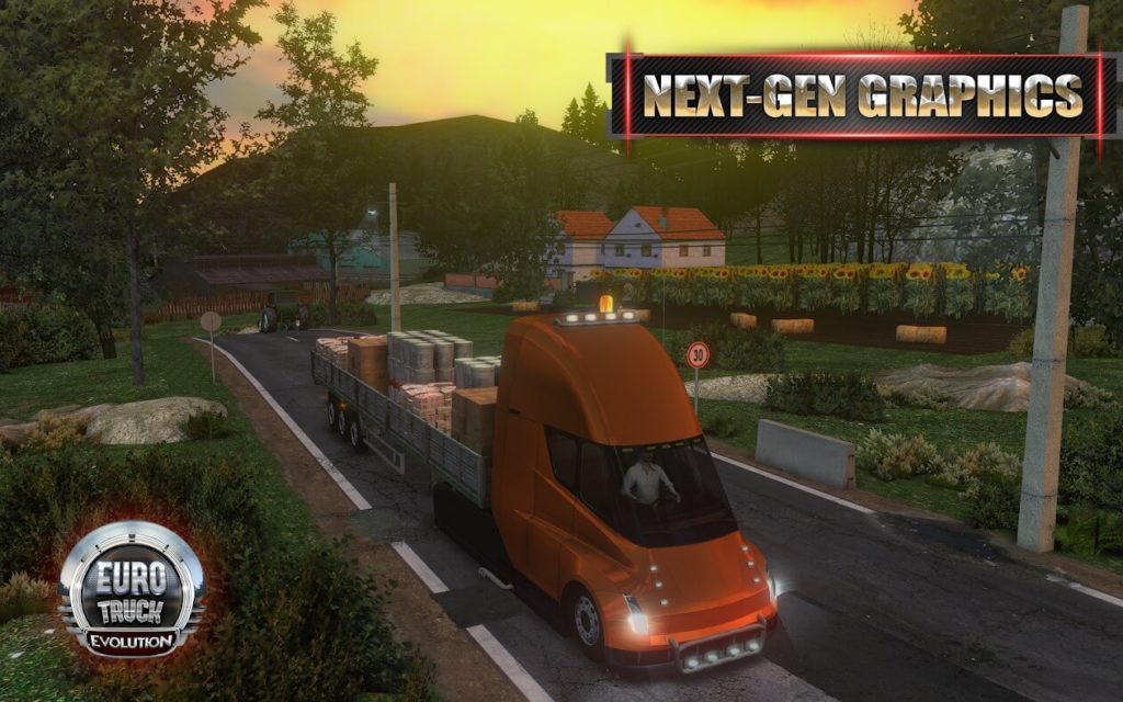 APK Euro Truck Evolution Simulator MOD