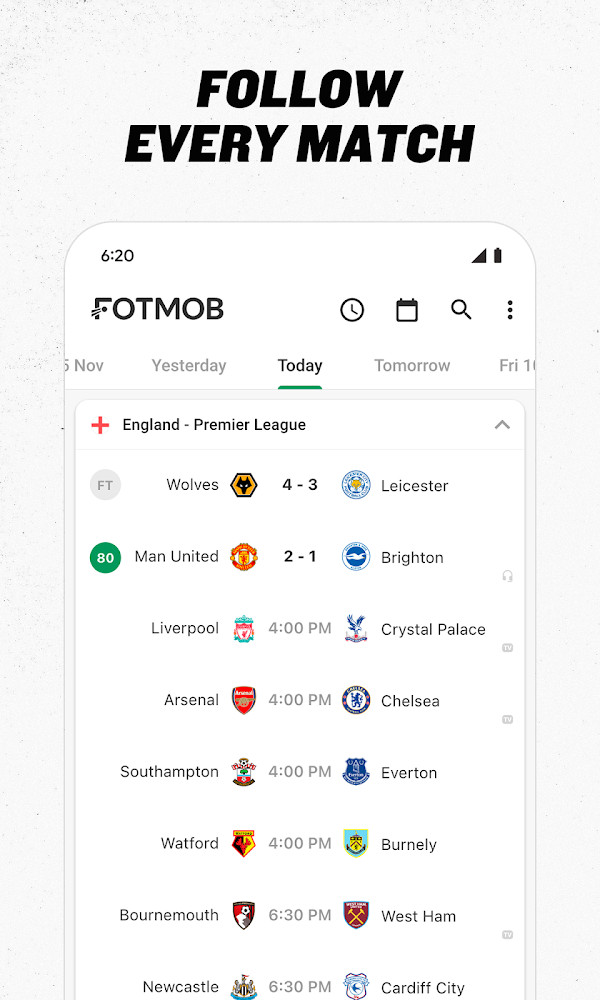 FotMob – Soccer Live Scores