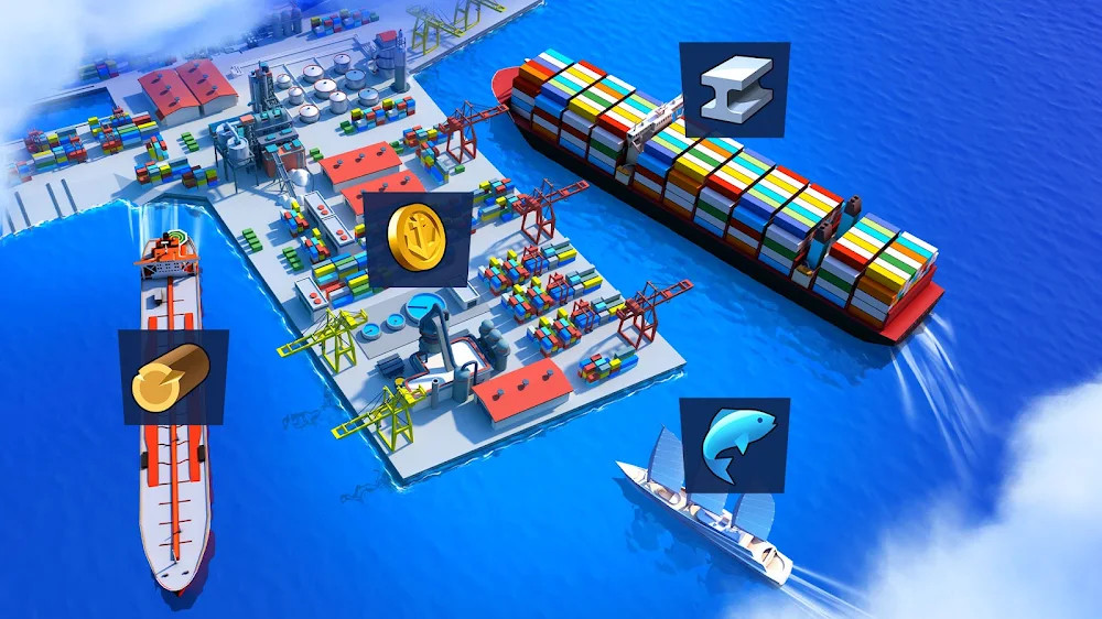 Sea Port: Cargo Boat Tycoon